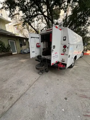 Magnet Plumbing service vehicle on-site for Water Heater Repair in Village of Merrick Park